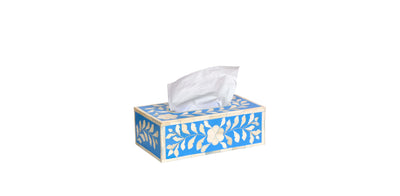 Blue Moroccan 1 Tissue Box