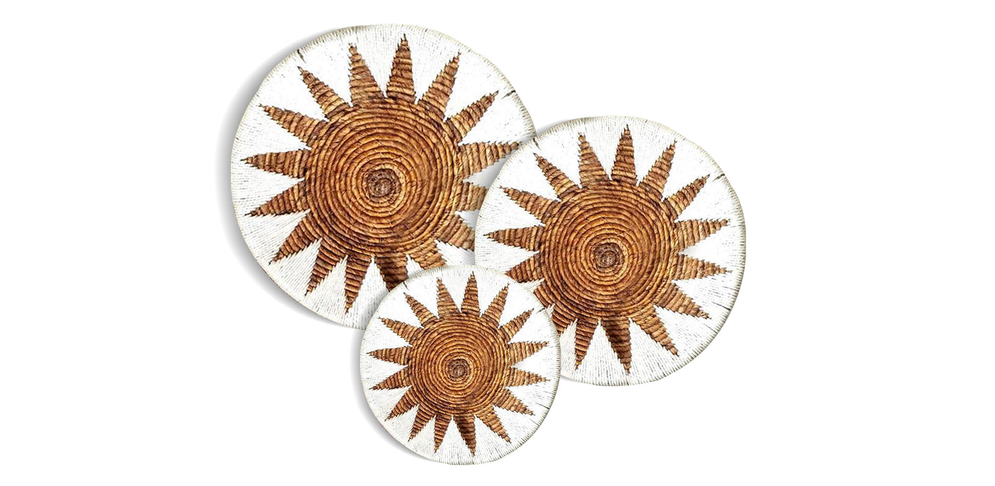 Boho Sunshine Wall Plates Set