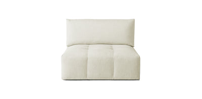 Bran Linen Armless Chair