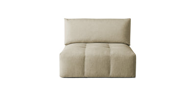 Bran Linen Armless Chair