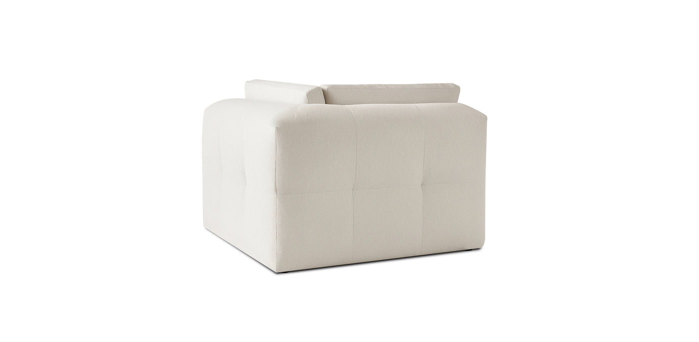 Bran Linen Corner Chair