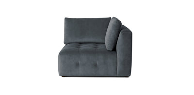 Bran Velvet Corner Chair