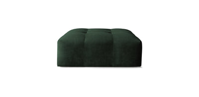 Bran Velvet Pouf