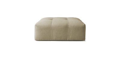 Bran Linen Pouf Chair