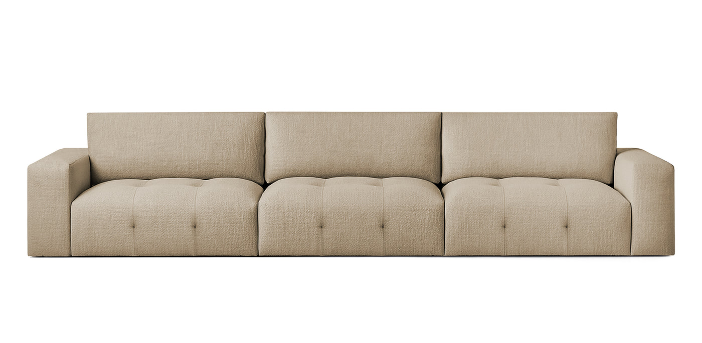 Bran Linen 3 Seater Sofa