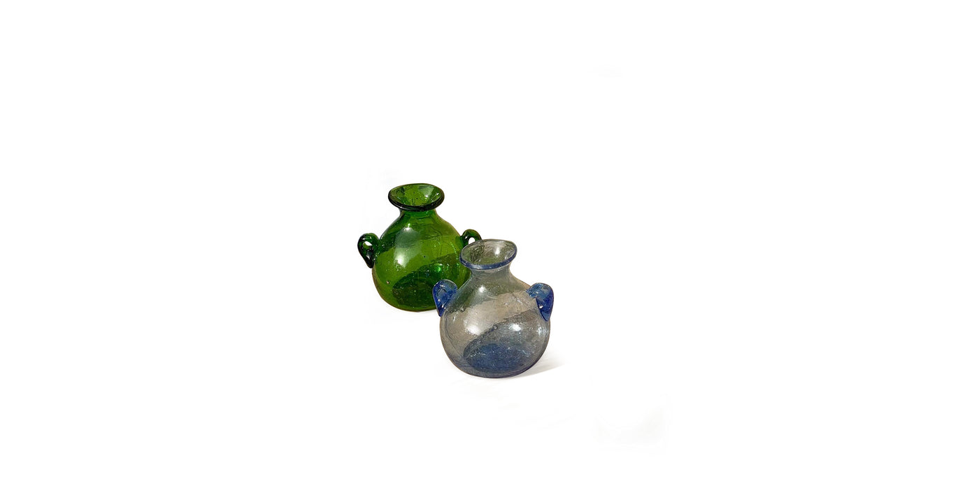 Bubbled Glass Small Vases