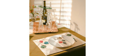 Christmas Lights Placemats Set