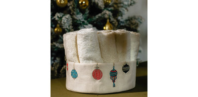 Christmas Lights Bread/Towel Basket