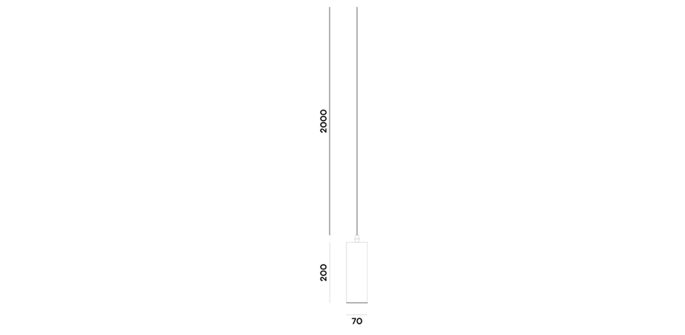 Column Suspension - White