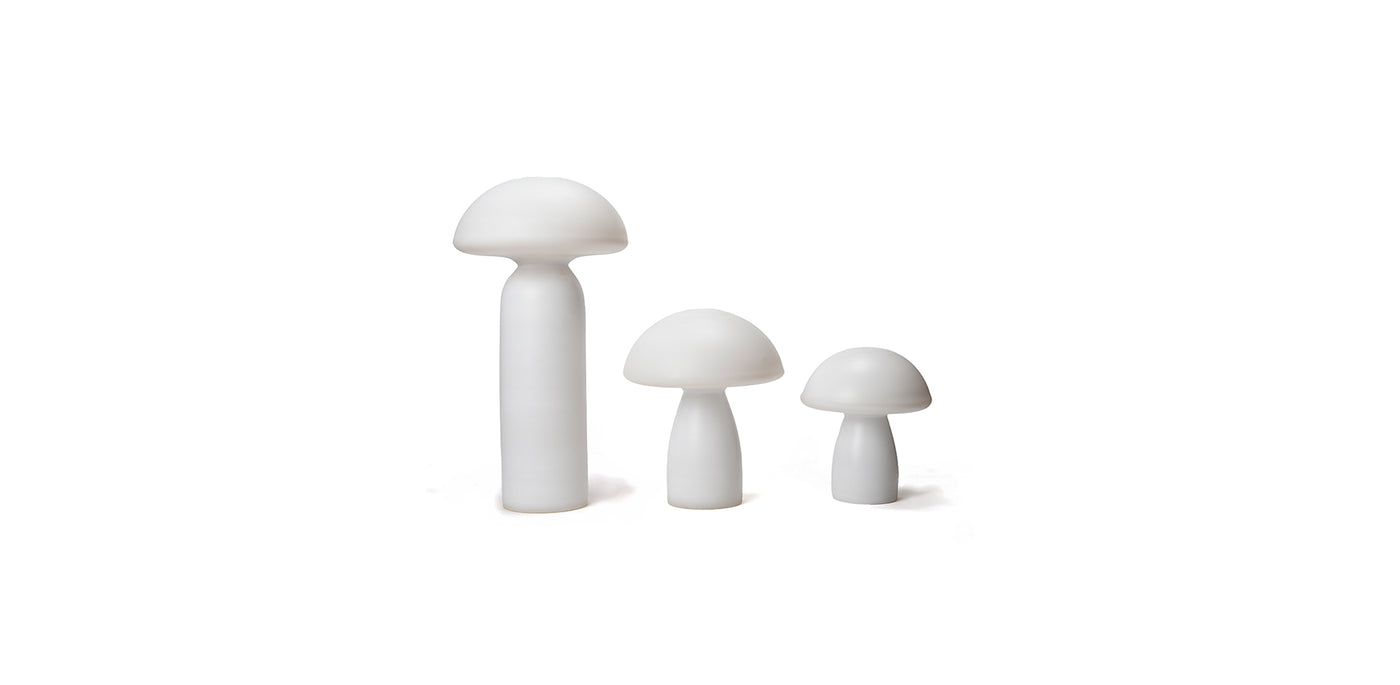 Mushroom Frosted Table Lamp