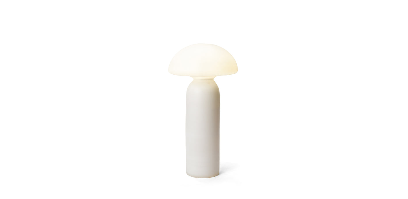 Mushroom Frosted Table Lamp