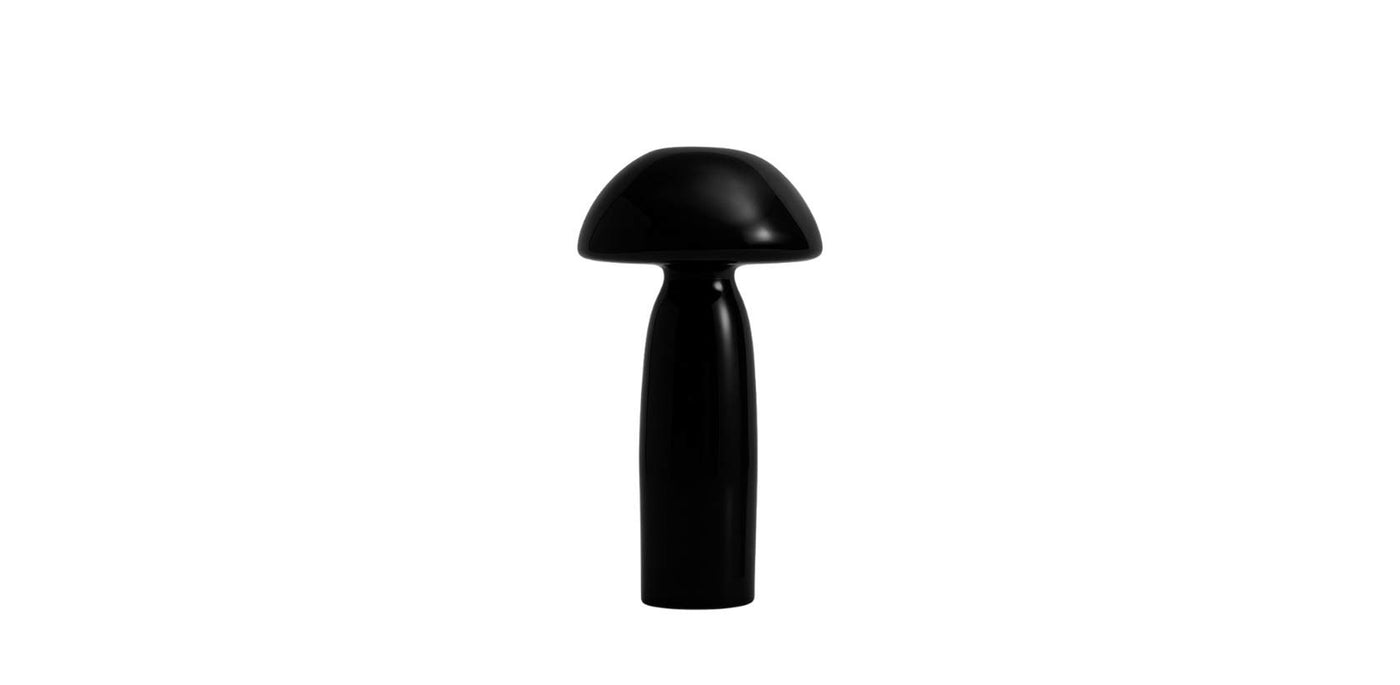 Mushroom Glazed Table Lamp