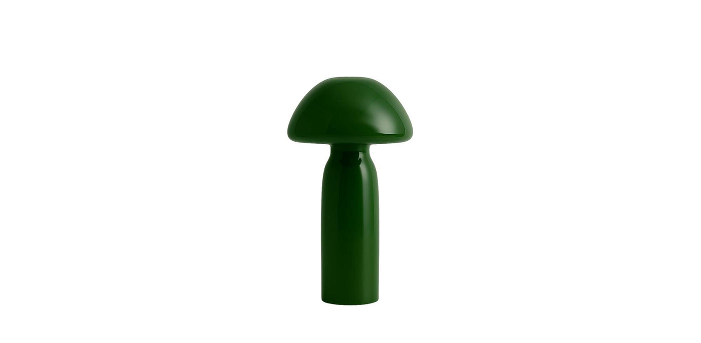 Mushroom Glazed Table Lamp