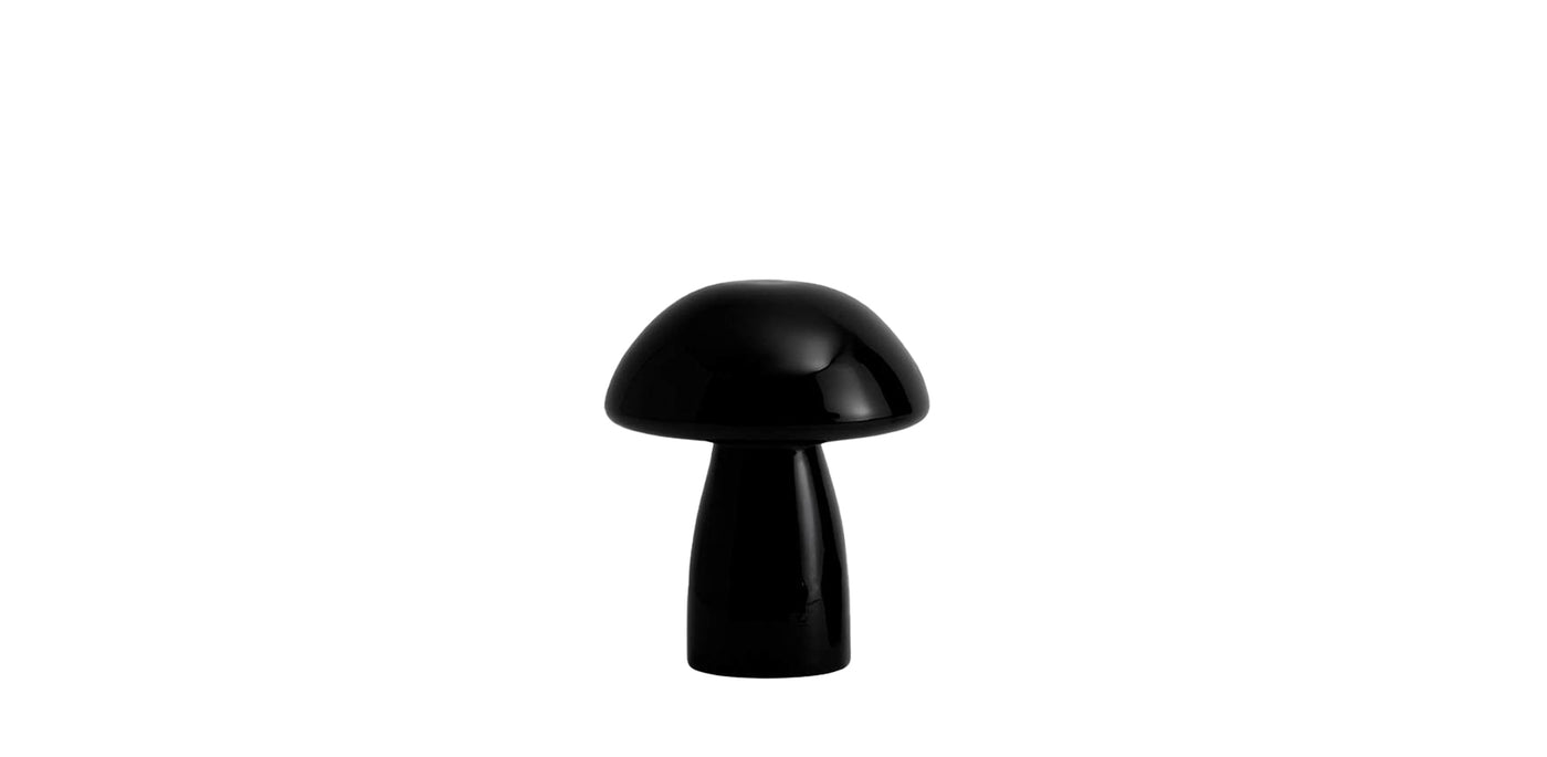 Mushroom Glazed Table Lamp
