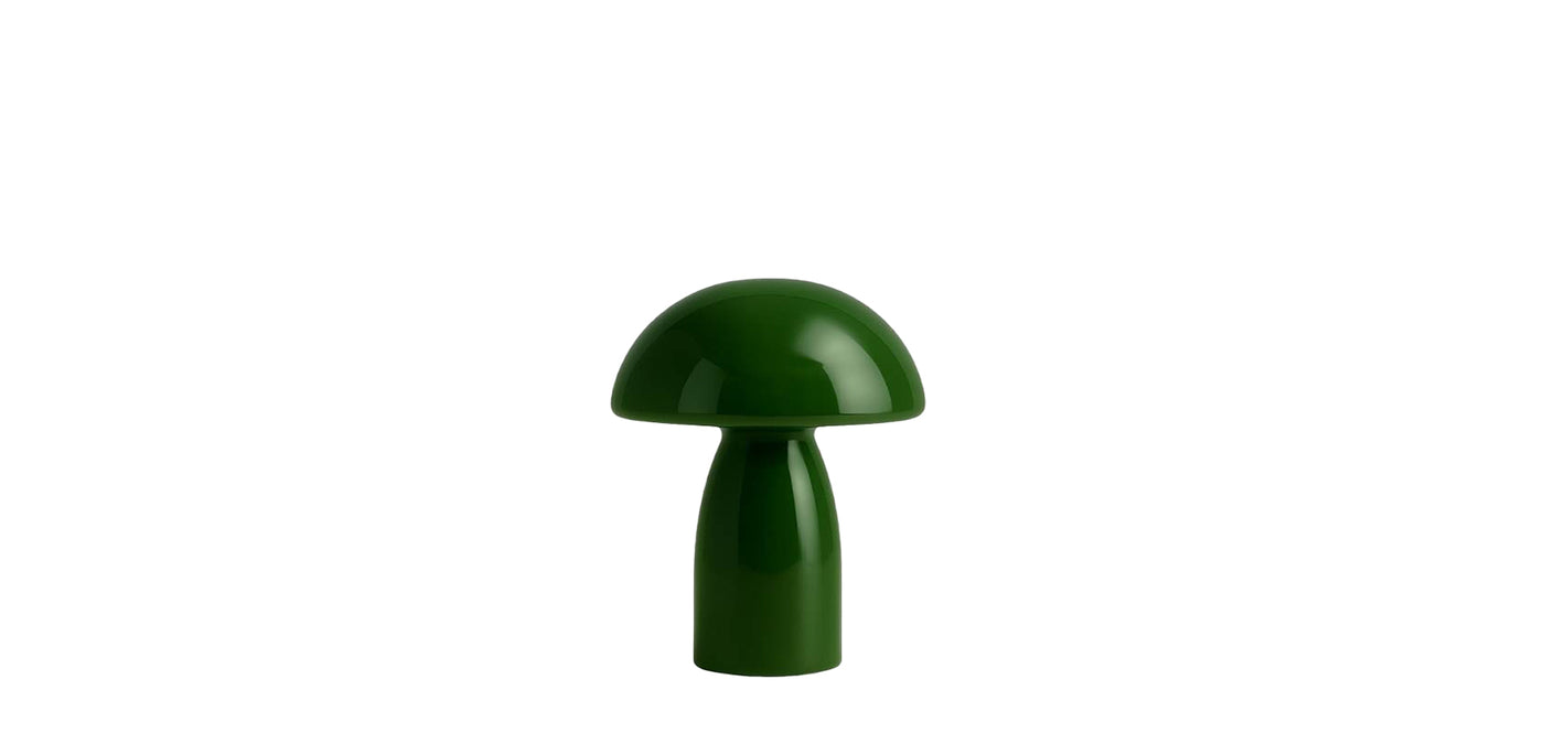 Mushroom Glazed Table Lamp
