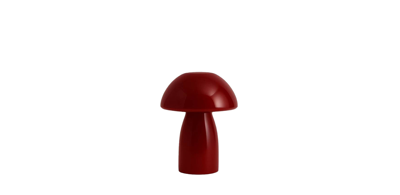 Mushroom Glazed Table Lamp