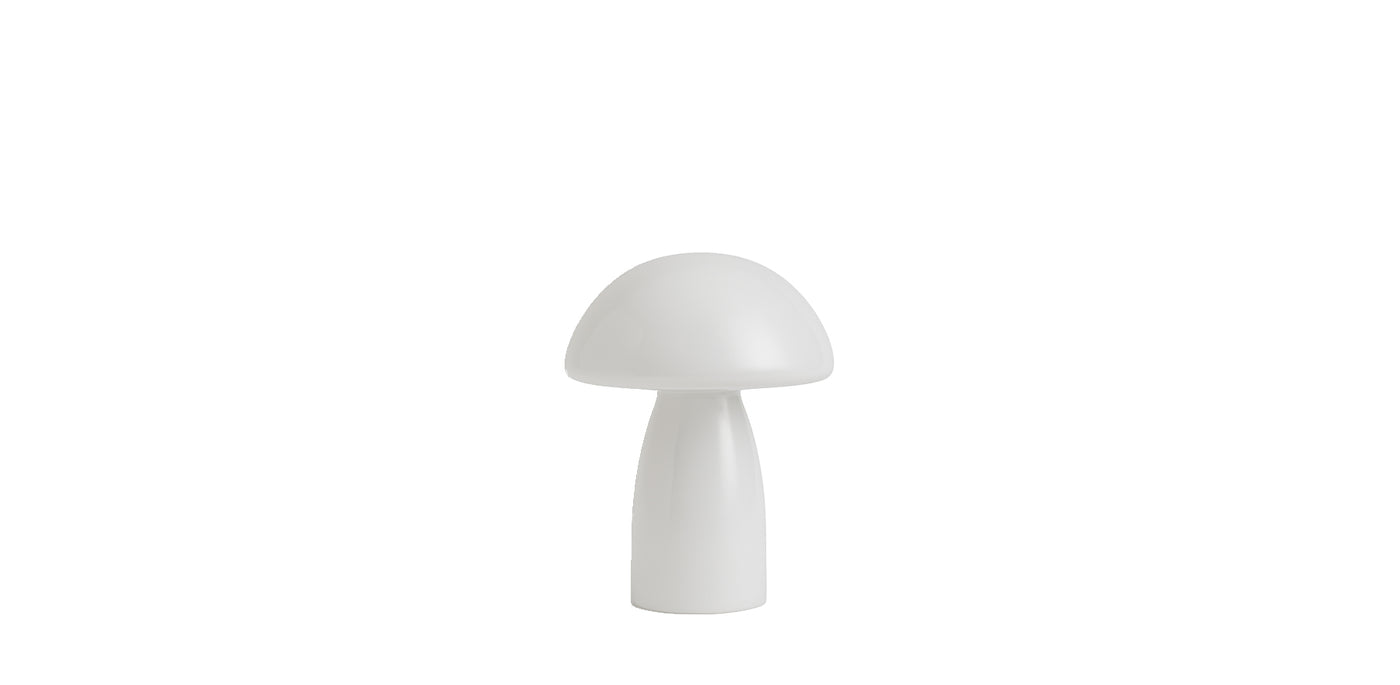 Mushroom Glazed Table Lamp