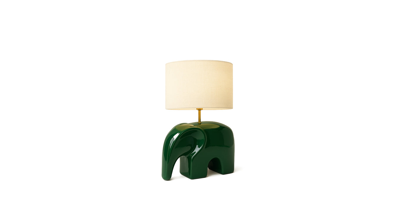 Safari Glazed Table Lamp