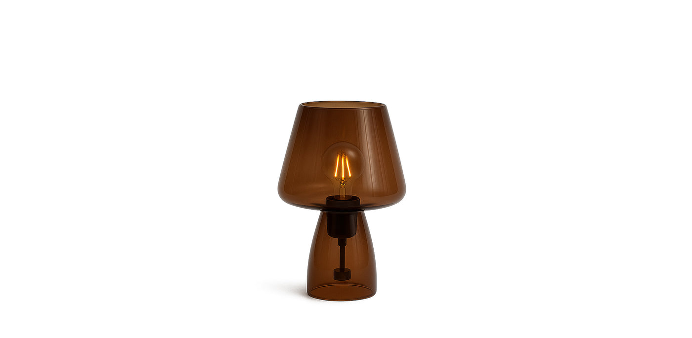 Brandy See-Thru Table Lamp