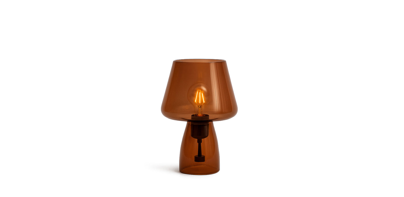 Brandy See-Thru Table Lamp