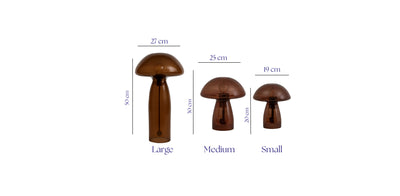 Mushroom See-Thru Table Lamp