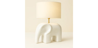 Safari Glazed Table Lamp