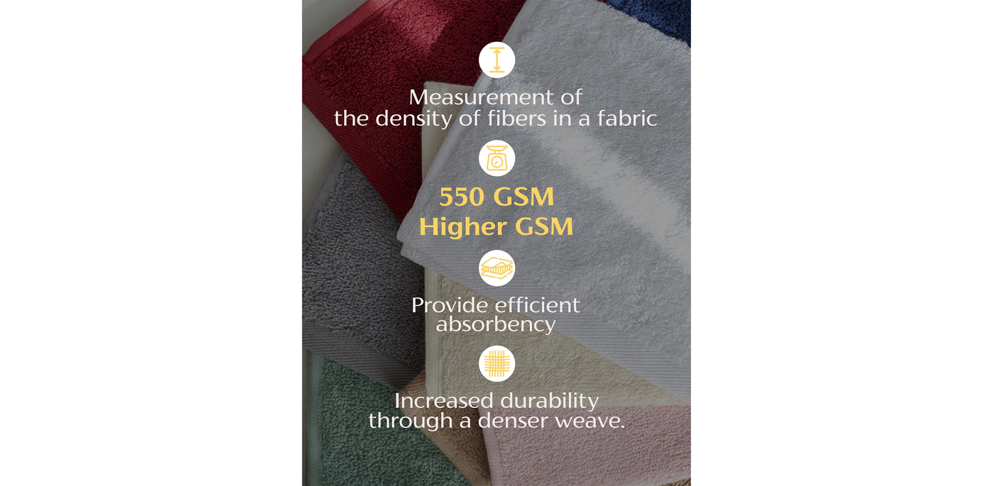 Dashes Jacquard Towel 550GSM