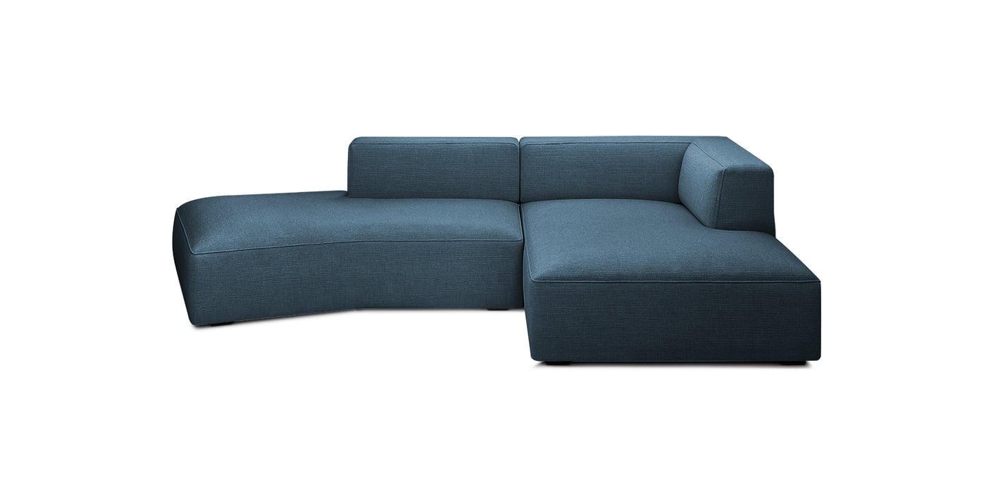Dune 305 Linen Inclined L-Shape Sofa