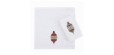 Earthy Lanterns Guest Towels Set