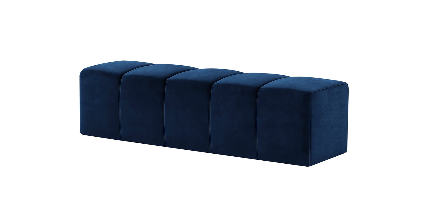 Echo Velvet Banquette