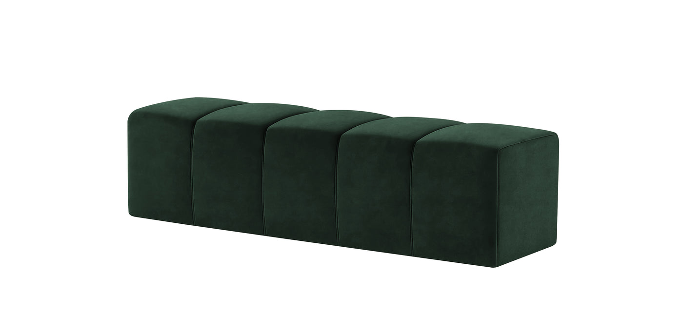 Echo Velvet Banquette
