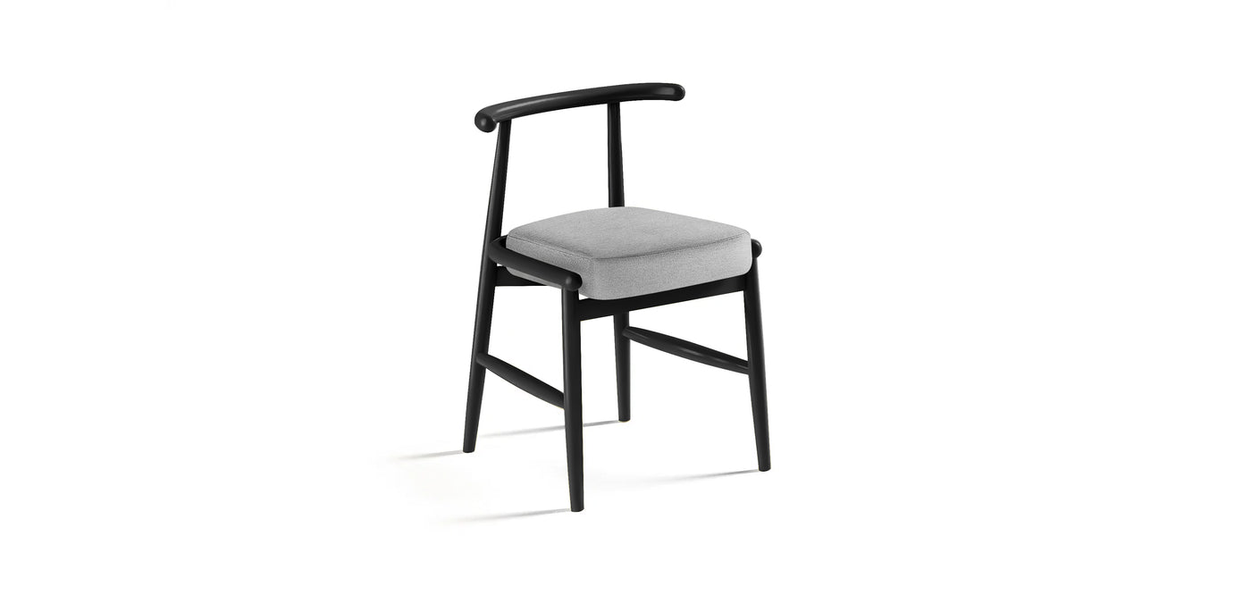 Milo Lacquered Linen Dining Chair