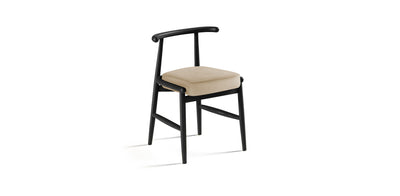 Milo Lacquered Linen Dining Chair