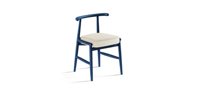 Milo Lacquered Linen Dining Chair