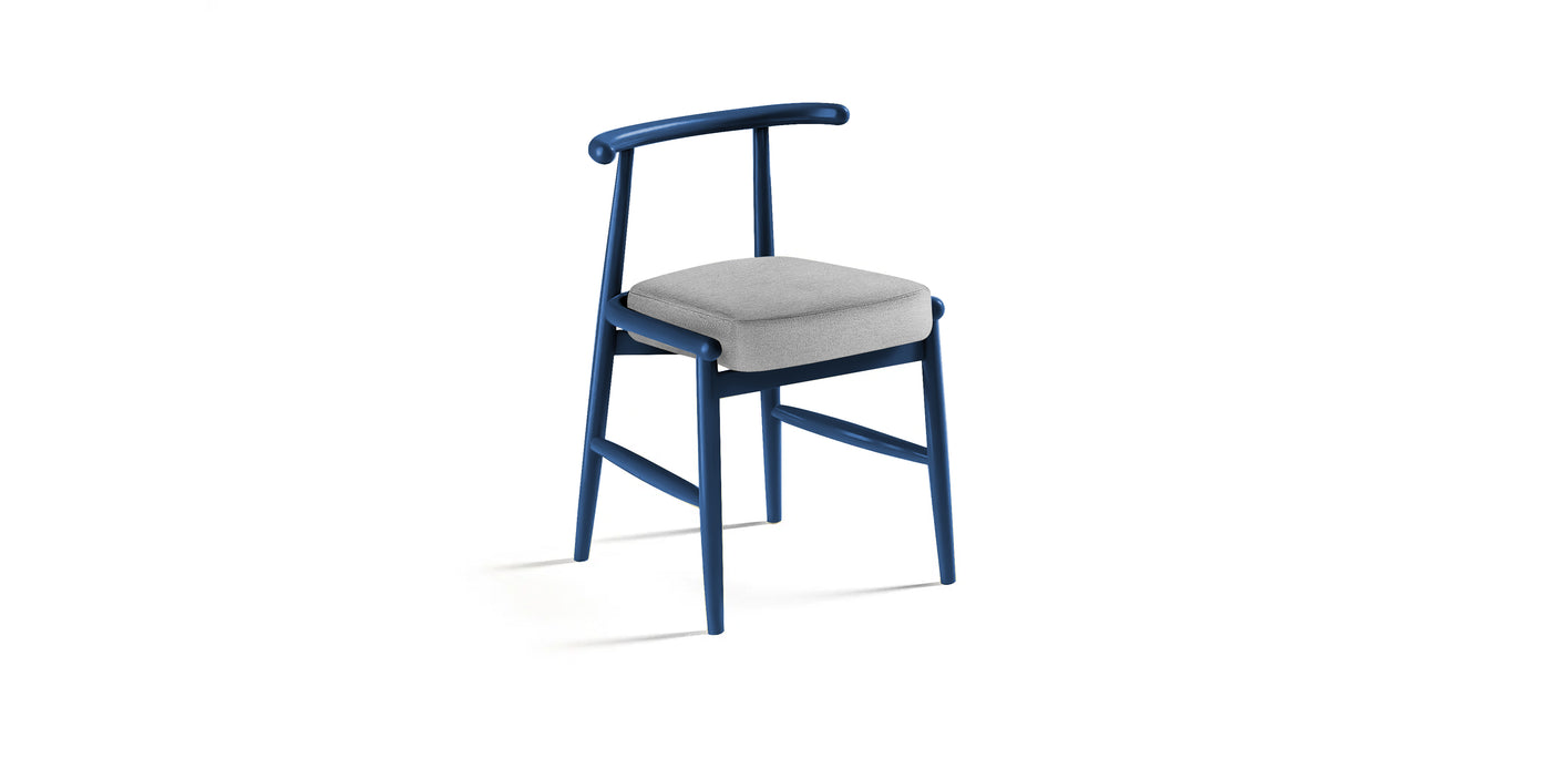 Milo Lacquered Linen Dining Chair