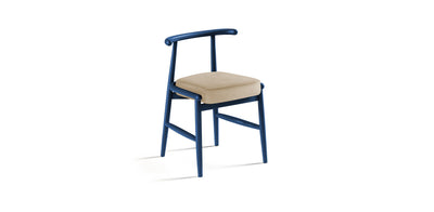 Milo Lacquered Linen Dining Chair