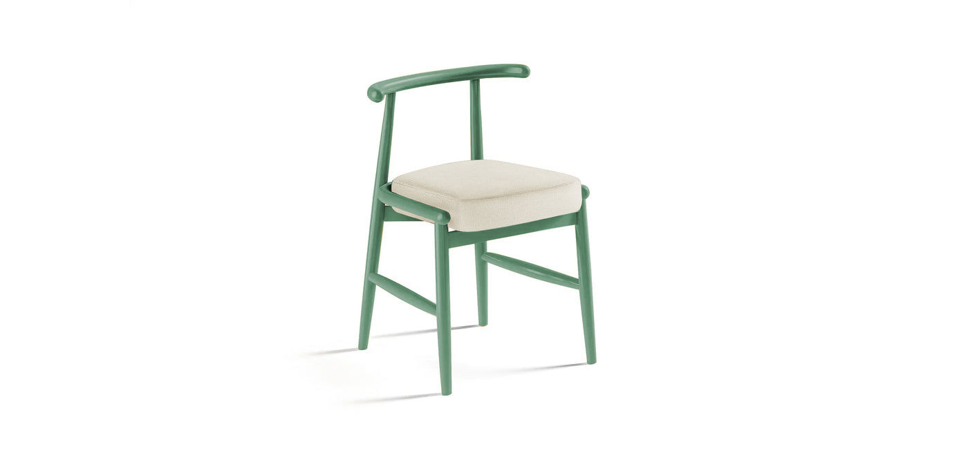 Milo Lacquered Linen Dining Chair