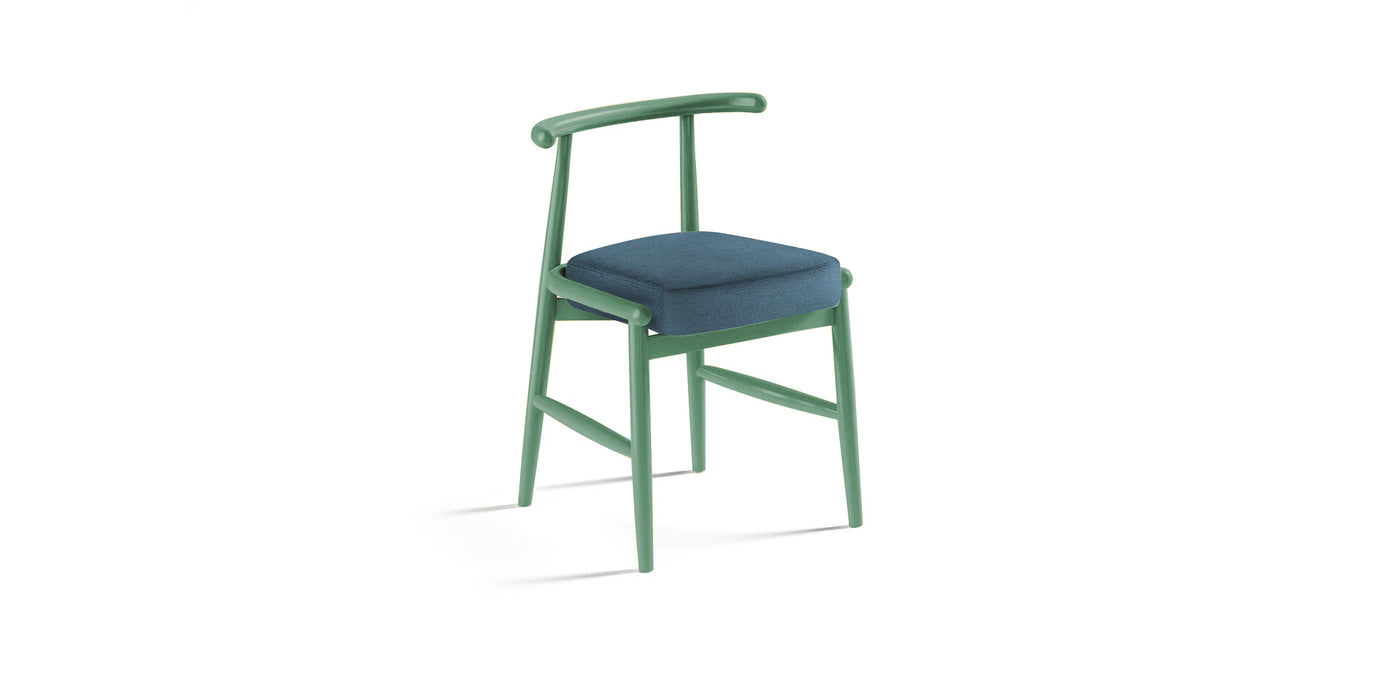 Milo Lacquered Linen Dining Chair