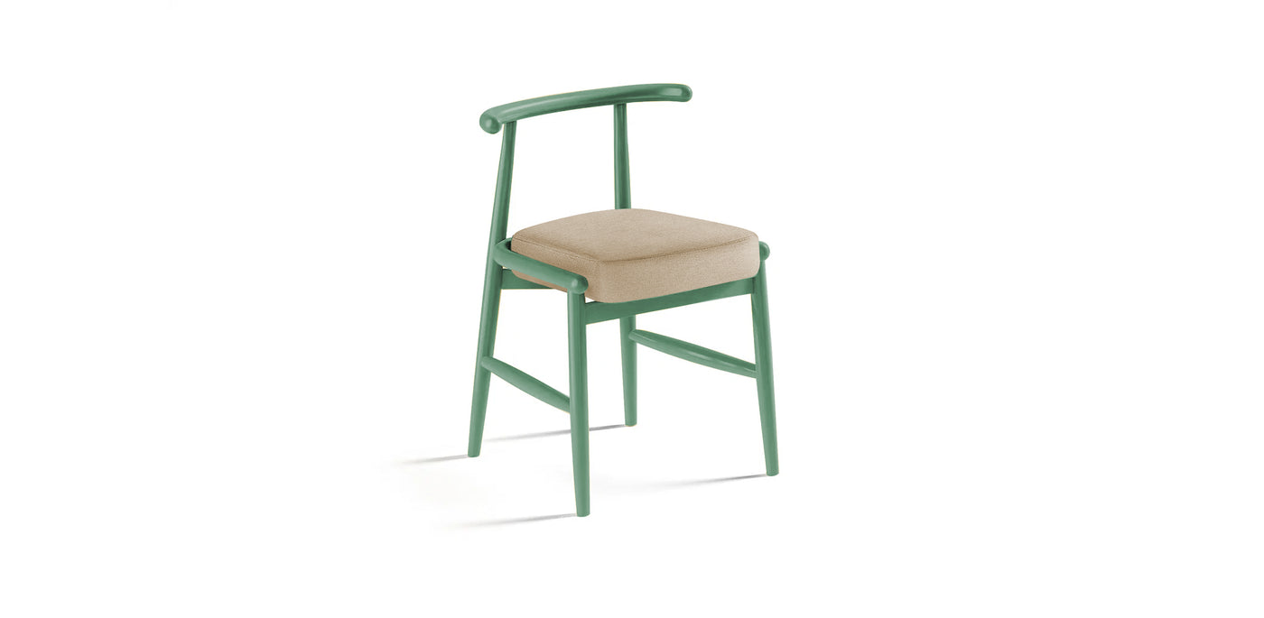 Milo Lacquered Linen Dining Chair