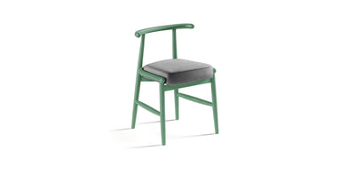 Milo Lacquered Velvet Dining Chair