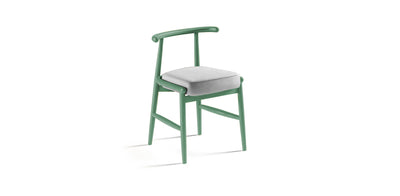 Milo Lacquered Velvet Dining Chair
