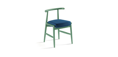 Milo Lacquered Velvet Dining Chair