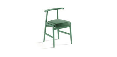 Milo Lacquered Velvet Dining Chair