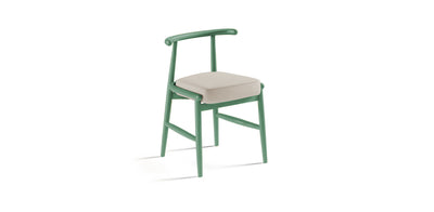 Milo Lacquered Velvet Dining Chair