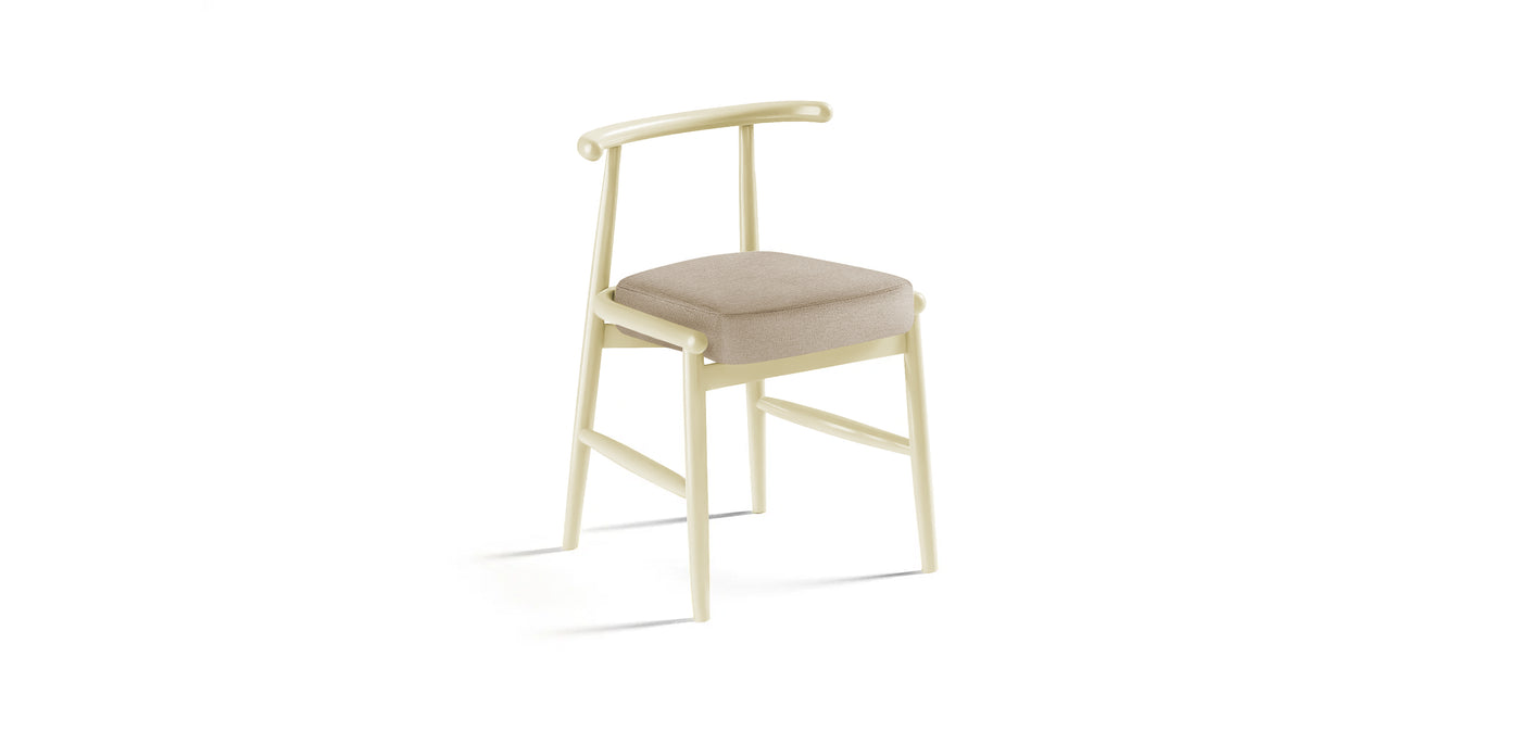 Milo Lacquered Linen Dining Chair