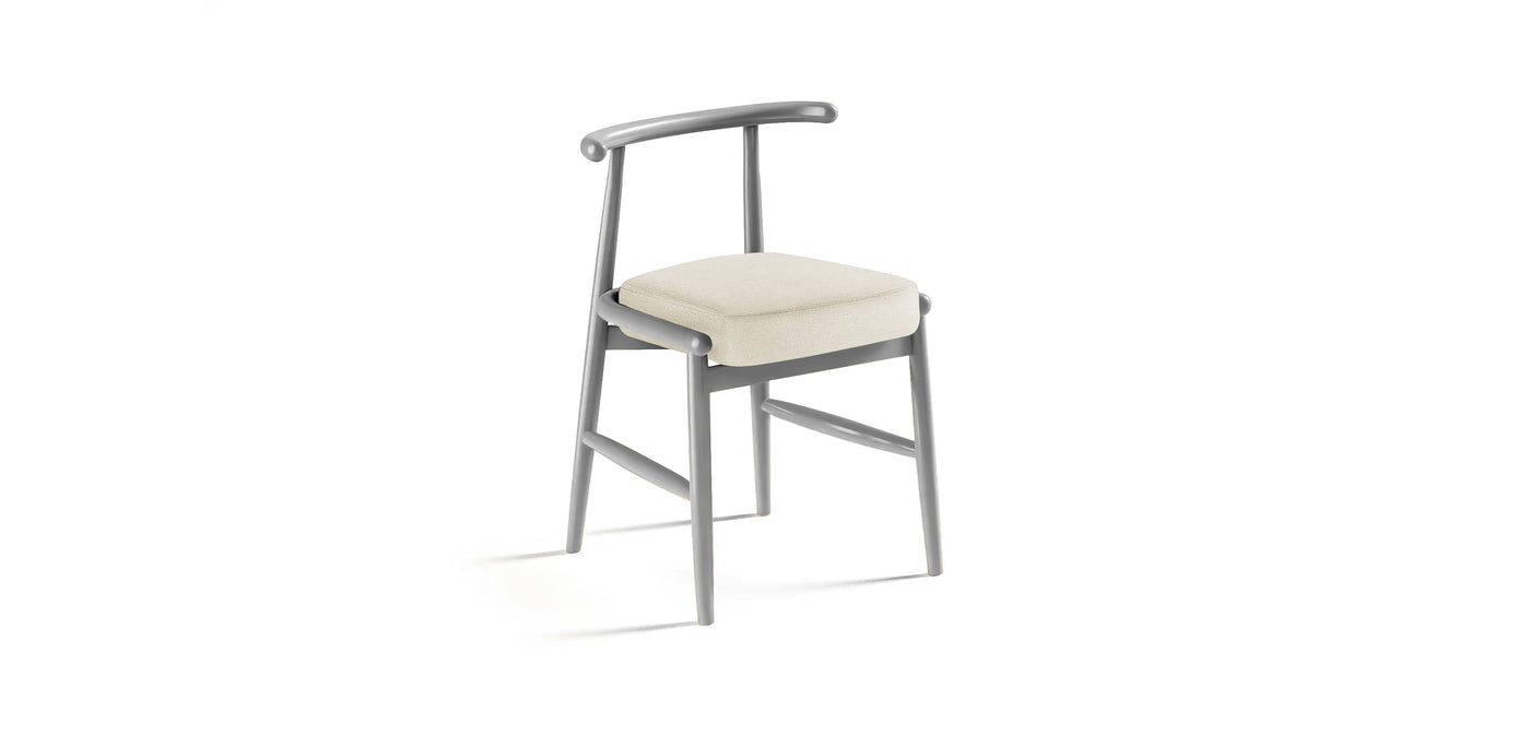 Milo Lacquered Linen Dining Chair