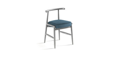 Milo Lacquered Linen Dining Chair
