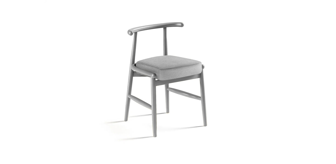 Milo Lacquered Linen Dining Chair