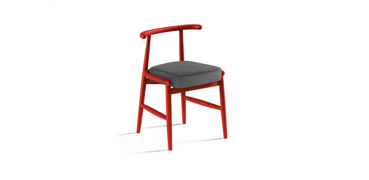 Milo Lacquered Linen Dining Chair