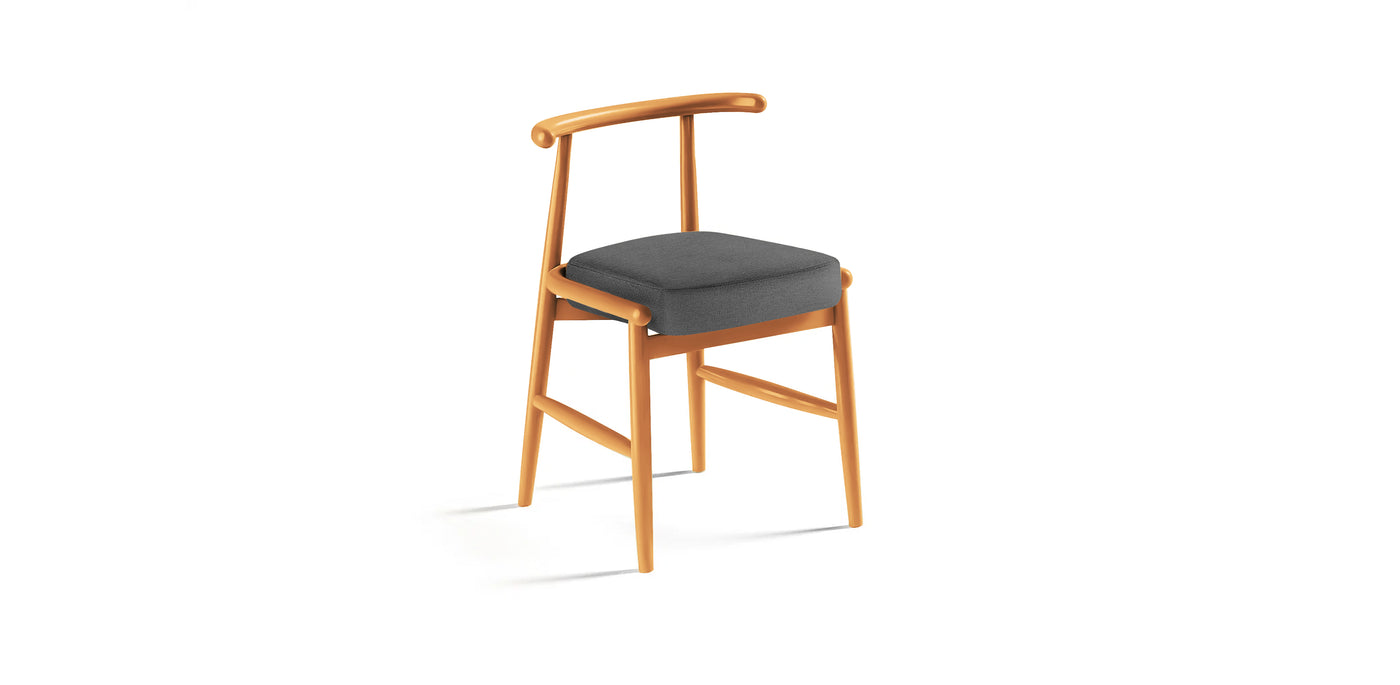 Milo Lacquered Linen Dining Chair